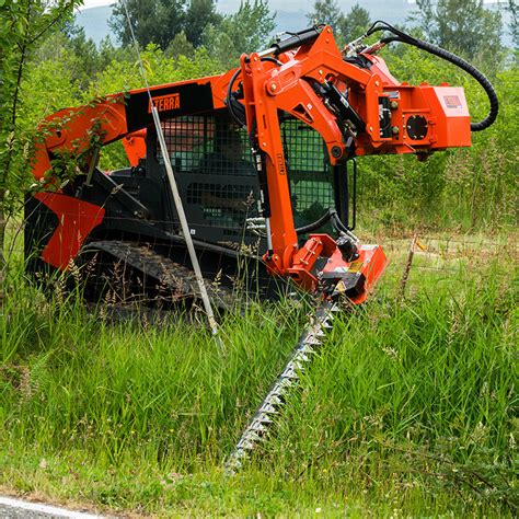 mower attachments for skid loaders